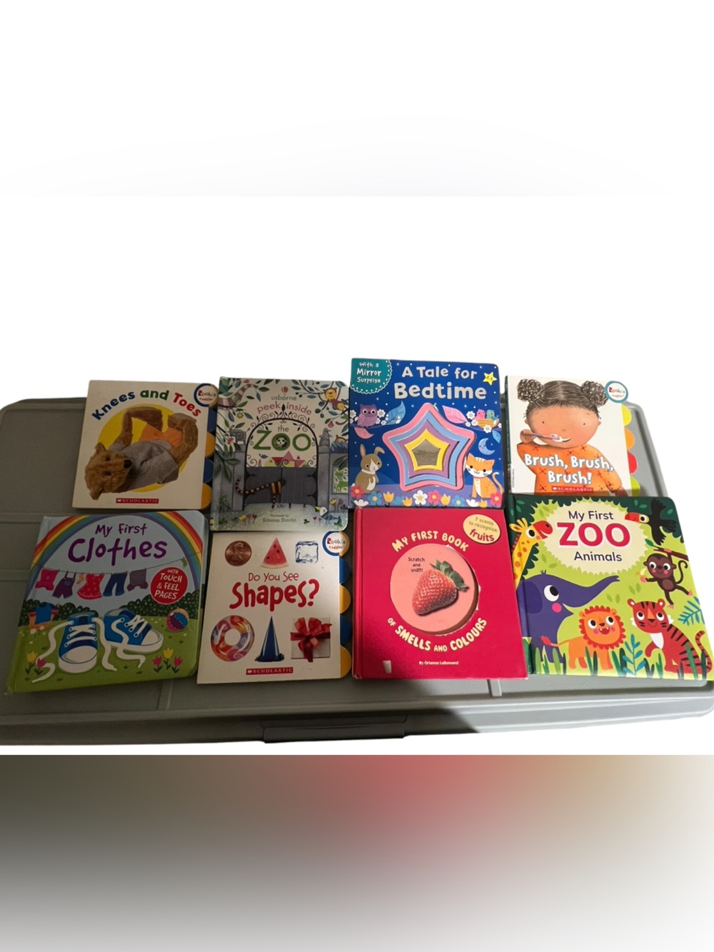 Assorted Kids Board Books Bundle - Colorful Learning Titles - Lot of 8